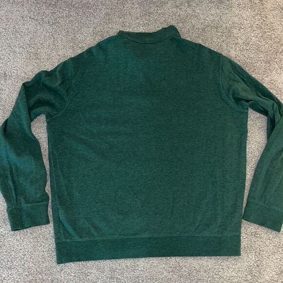 Sage Green Polo by Ralph Lauren T neck Long sleeve sweater sweatshirt L w/pony - Picture 5 of 5